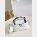 Louis Vuitton AAA Replica Designer Capucines Mini White M97980/M55921 Bag