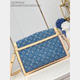 Louis Vuitton High Quality M13319 Dauphine Soft GM Monogram Denim Bag