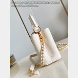 Louis Vuittons The Capucines Perfect M48865 Milky White Bag