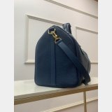 Replicas Shop Louis Vuitton 2022 Keepall Bandoulière 50 Other Leathers M45975 Blue