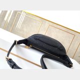 Louis Vuitton Replica Monogram Empreinte Bumbag M44812 Black/Cream