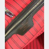 AAA+ Louis Vuitton Replica Handbag Store Neverfull GM Damier Ebene N41357 Brown
