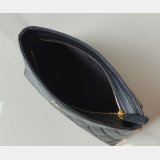 High Quality AS4700 1:1 Pouch Grained shiny Black Bag