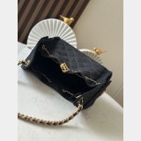 7 Star Best Replica Bags AS5293 Hobo Denim Black