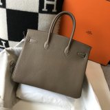 Hermes Birkin 35cm Togo leather Handbags Elephant Gray