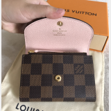 Replica LV N64423 Damier Canvas & Leather Rosalie Coin Purse