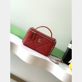 Long Vanity With Chain Luxury Grained Shiny AP4933 Bag