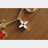 Top Quality Louis Vuitton Fleur de Monogram Bag Charm Chain M65111 Gold