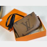 Louis Vuitton Replica Double Zip Pochette Monogram M69203 Brown