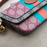 Perfect Gucci 723762 GG Top Handle Replica Web Bag