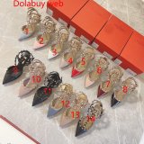 Replica Handbag Store 2023 Replica Valentino Three belts Middle Heel Perfect Shoes