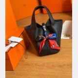 Buy Hermes Replica Handbags Picotin Black Bag