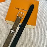 Louis Vuitton Flowergram 2.5cm Monogram Reversible Belt