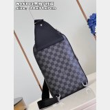 Louis Vuittons Replica Handbag Store N45302 Avenue Slingbag Damier Graphite Bag