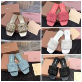 Replica Handbag Store Top Quality Miu Miu Copy Flat Sandals and Slippers Shoes