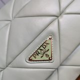 Replica Handbag Store Prada Fake System nappa leather patchwork bag online