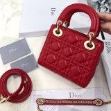 AAA+ Christian Lady Dior Handbags Online Purchase MINI 17CM