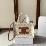 Replica Handbag Store Celine CABAS SMALL Canvas Tote Bag