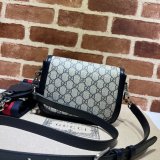 Fake 658574 Gucci Replica Handbag Store Horsebit 1955 GG mini bag