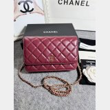 Top Quality WOC CHAIN BAG 19cm Lambskin