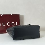 Gucci GG Emblem Large Tote Men Black 850218 Bag