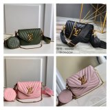 Louis Vuitton Replica M56461/M57864 New Wave Multi Pochette  Leather Crossbody
