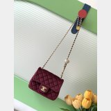 High Quality Mini Flap Velvet AS1786 & AS1787 Bag