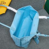 Replica Handbag Store Goyard Classic Chevron St. Louis PM Totes Sky-Blue Bags