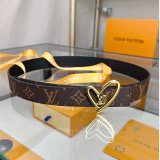 Fashion LV Limited Edition Reversible Belt 30MM Fall In Love
