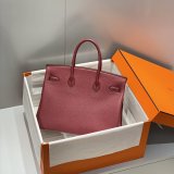Hermes Birkin 35cm Togo leather Handbags Burgundy