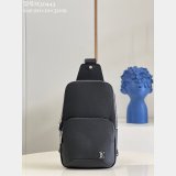 Louis Vuitton High Quality Designer Replica Avenue Sling M30443 Taiga Bag