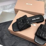 Replica Handbag Store Top Quality Miu Miu Copy Flat Sandals and Slippers Shoes