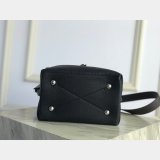 High Quality M55800 Louis Vuitton Muria Mahina Leather Black Bag