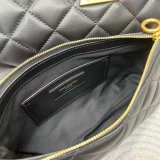 Saint Laurent Icare In Quilted Nappa Tote 858191 Black Bag