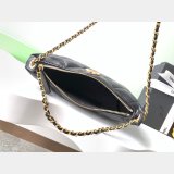 Copy Looking For Hobo 1:1 Mirror AS5528 Black/White Handbag