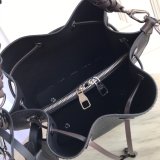 High Quality M55800 Louis Vuitton Muria Mahina Leather Black Bag