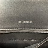 Balenciaga Replica Hourglass Small Top Handle Bag Black