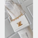 Louis Vuitton 1:1 Mirror M11723 Twist Copy Epi Black/White Bags
