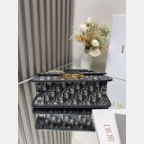 30 Montaigne Chain Bag Blue Dior Oblique Jacquard
