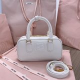 Replica Handbag Store Miu Miu Arcadie Leather Bag 5BB142