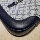 Gucci Replica Handbag Store Jackie 1961 small shoulder bag ‎678843 Beige and blue