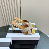 Replica Handbag Store AQUAZZURA 1:1 Mirror Rhinestone High-heeled Sandals