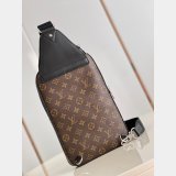 Replica Handbag Store Fake Louis Vuitton Avenue M46327 Slingbag Monogram Macassar Canvas