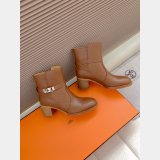TOP Hermes Saint Germain ankle Leather boot