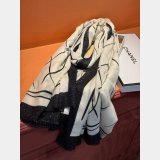 Perfect Chanel Camellia Top Grade Cashmere Scarf