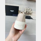 Prada Lace-up Fabric Sneakers