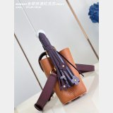Louis Vuitton Capucines Luxury M48865 Golden Brown Wine-red Tassels Bag