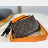 Louis Vuitton Replica Double Zip Pochette Monogram M69203 Brown