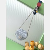 Quality Micro AP2784 Heart Clutch With Chain Bag