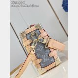 Louis Vuitton M13285 Side Trunk MM Bag Luxury Monogram Denim Grey